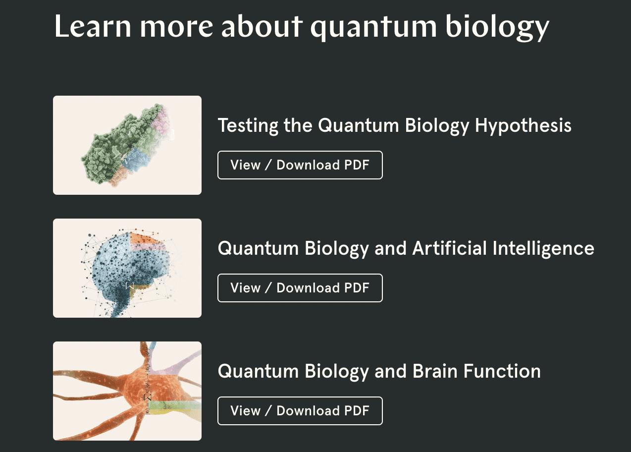 Quantum Biology Ecosystem Briefs